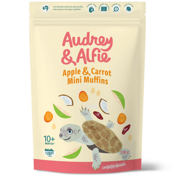 Audrey & Alfie Apple & Carrot Mini Muffins