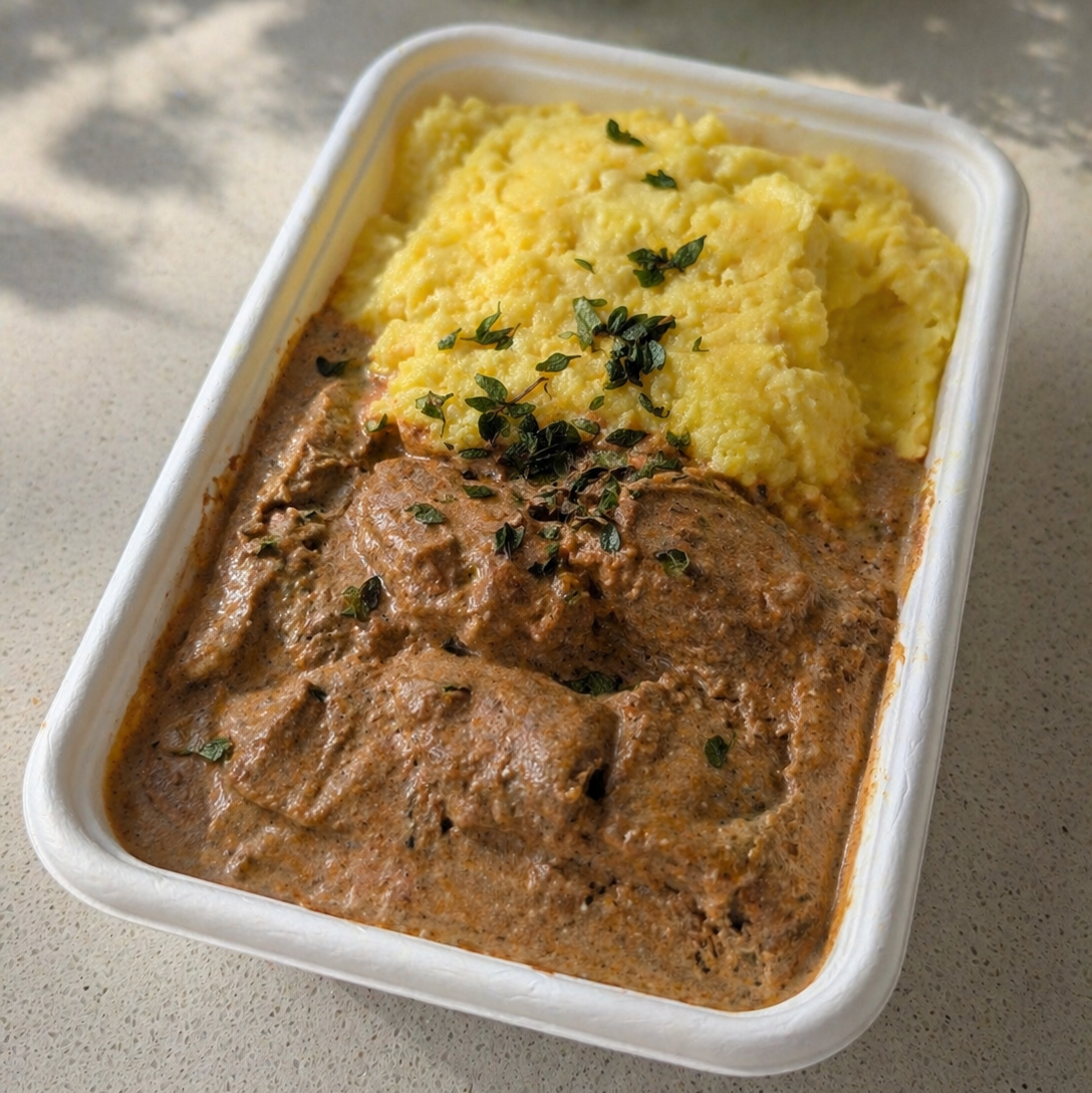 Beef Stroganoff with Golden Mash - Single Serve