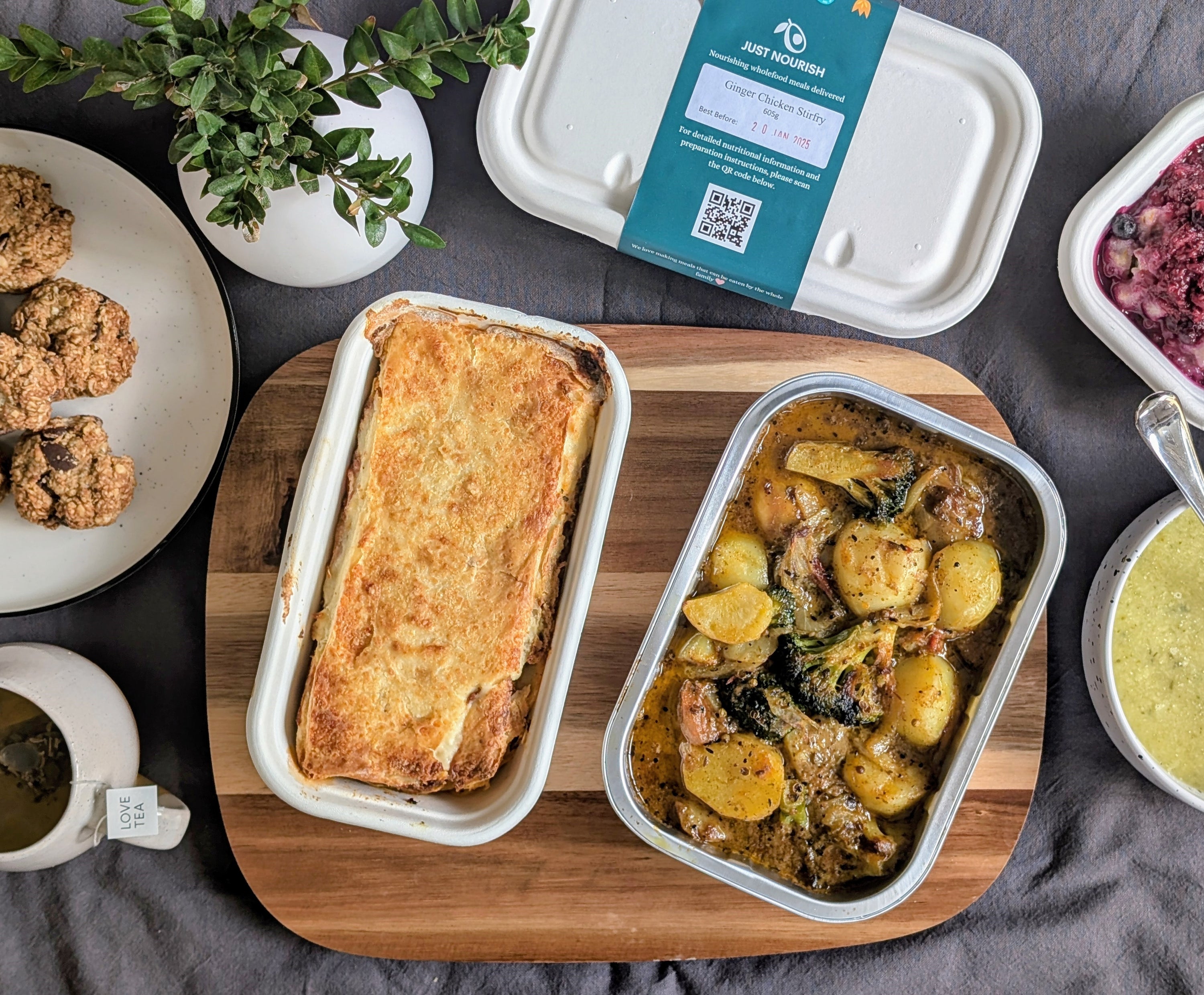 Just Nourish postpartum meals
